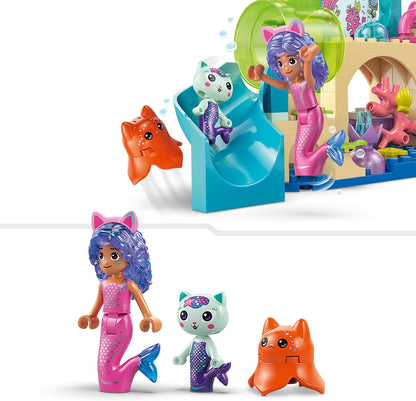 LEGO Gabby's Dollhouse Mermaid Gabby's Aquarium Adventure Toy - incl. a Gabby Mini Doll & MerCat Figure, plus Fun Accessories - Gift for 4+ Year Old Girls & Movie Fans - 11204