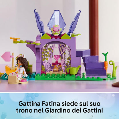 LEGO Gabby's Dollhouse Sweet Treat Mountain & Kitty Garden Toy - incl. a Mini Doll, Pandy Paws & Kitty Fairy Figures plus Food Accessories - Gift for 4+ Year Old Girls & Movie Fans - 11205