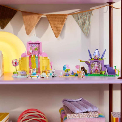 LEGO Gabby's Dollhouse Sweet Treat Mountain & Kitty Garden Toy - incl. a Mini Doll, Pandy Paws & Kitty Fairy Figures plus Food Accessories - Gift for 4+ Year Old Girls & Movie Fans - 11205