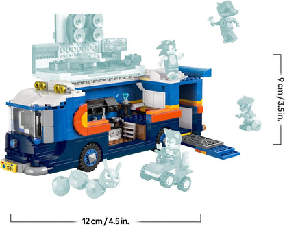 LEGO Sonic the Hedgehog Team Sonic Command Truck Toy - Interactive Set with an ATV Car & 5 Figures incl. Tails - Gift for 8+ Year Old Boys, Girls & Gaming Fans - 77006