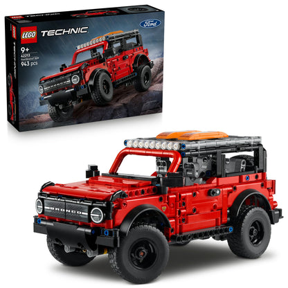 LEGO Technic Ford Bronco SUV Offroad Auto Bouwpakket voor Kinderen – Modelauto Met Openende Deuren, V6-Motor, Ophanging en Besturing – Cadeau Voor Jongens Vanaf 9 Jaar – 42213