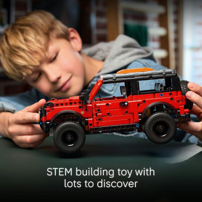 LEGO Technic Ford Bronco SUV Offroad Auto Bouwpakket voor Kinderen – Modelauto Met Openende Deuren, V6-Motor, Ophanging en Besturing – Cadeau Voor Jongens Vanaf 9 Jaar – 42213