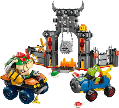 LEGO Super Mario: Mario Kart – Bowser's Castle Toy - Interactive Set with 2 Cars & 4 Figures incl. Yoshi - Gamer Gift for 9+ Year Old Boys & Girls - 72039
