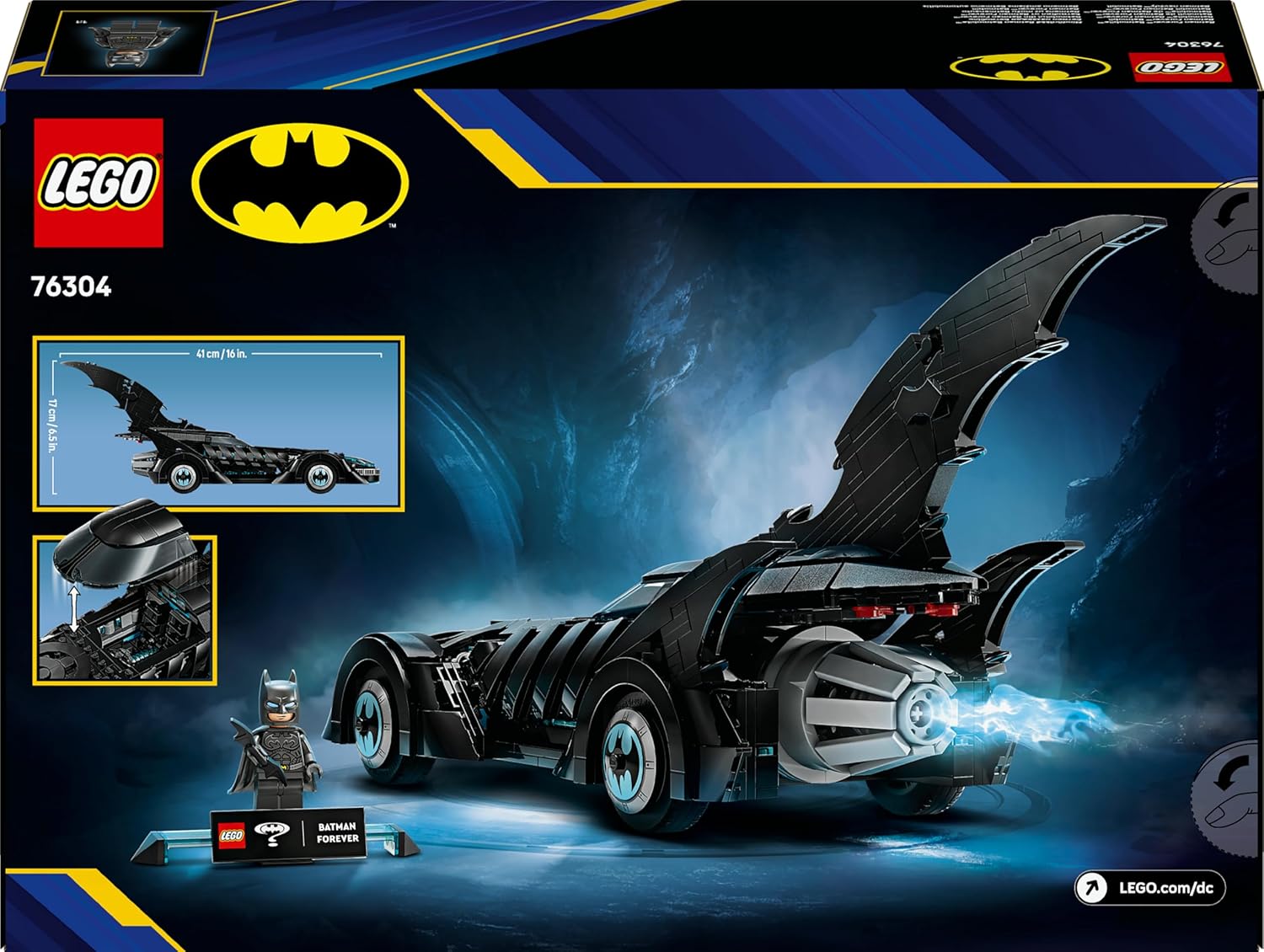 Lego: 76304 - Super Heroes Dc Comics - Batmobile Batman Forever