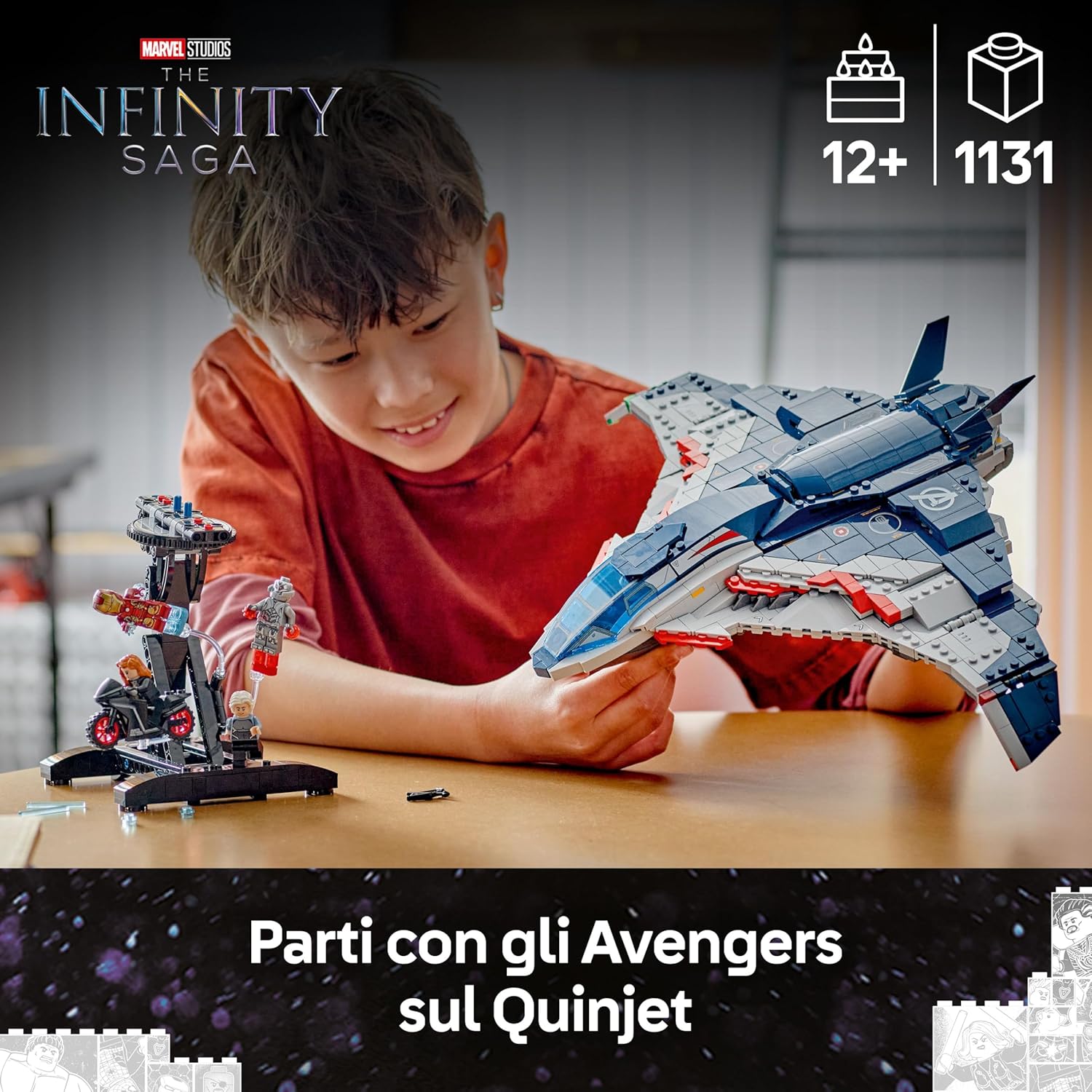 Lego: 76325 - Super Heroes Marvel - Quinjet Avengers: Age Of Ultron