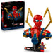 LEGO | Marvel Busto di Iron Spider-Man - Modellino da Esposizione per Adulti con 2 Braccia Mobili, Testa Girevole e Minifigure del Supereroe - Regalo da Collezione per i Fan degli Avengers - 76326