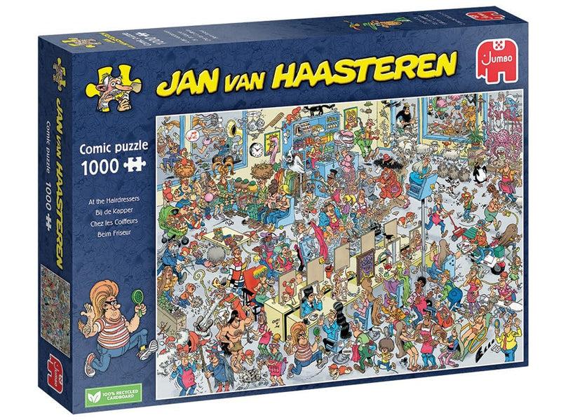 Jan Van Haasteren at The Hairdressers 1000 Piece Comic Puzzle