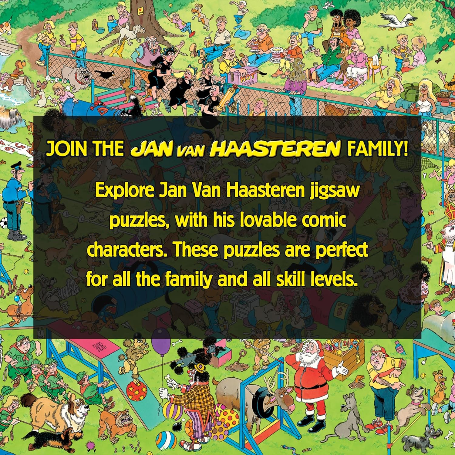 Jan van Haasteren - Hondenparcours (1000 stukjes