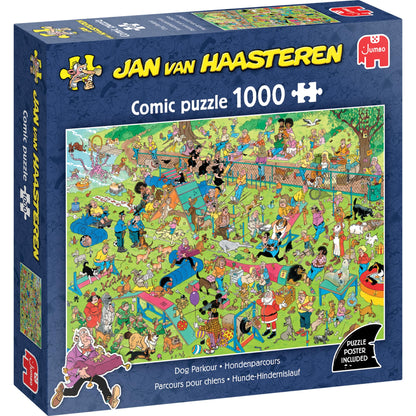 Jan van Haasteren - Hondenparcours (1000 stukjes