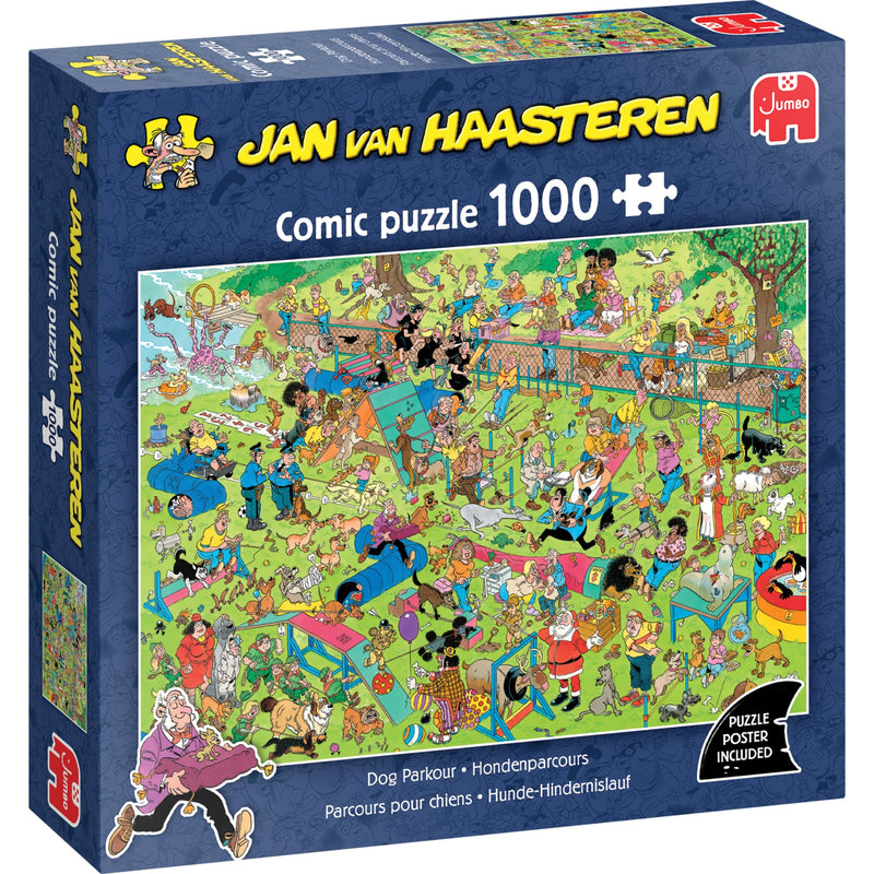 Jan van Haasteren - Hondenparcours (1000 stukjes