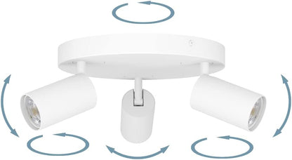 Eglo Telimbela-Z Smart Spot Roundel – White - Rgb + Tunable White - Zigbee & Bluetooth