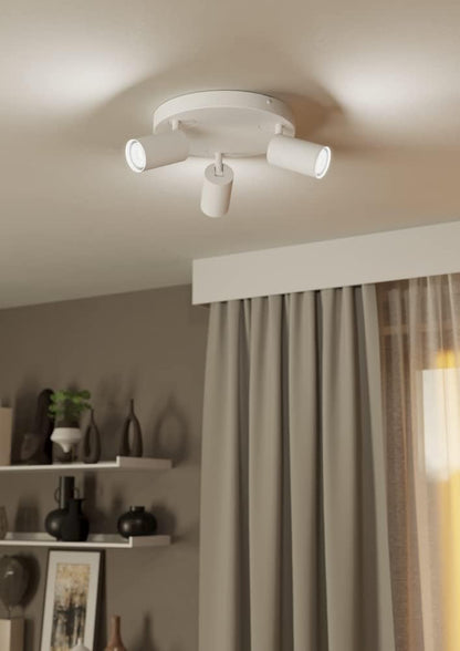 Eglo Telimbela-Z Smart Spot Roundel – White - Rgb + Tunable White - Zigbee & Bluetooth