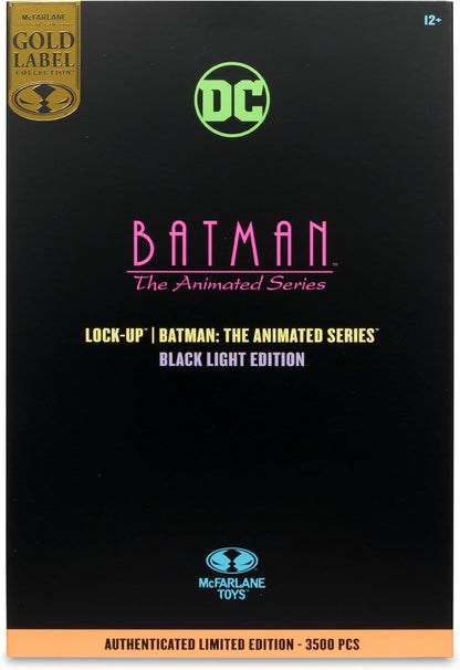 Batman: The Animated Series DC Direct Build-A Action Figure Wave 5 Lock-Up Black Light Edition (Gold Label) 15 cm