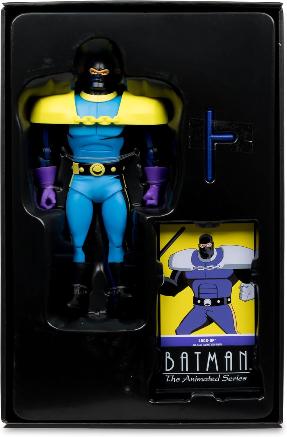 Batman: The Animated Series DC Direct Build-A Action Figure Wave 5 Lock-Up Black Light Edition (Gold Label) 15 cm