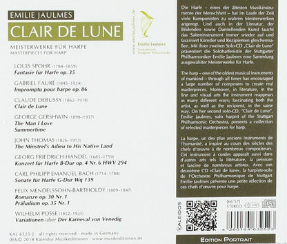 Clair De Lune – Meisterwerke Fur Harfe