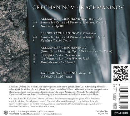 Russian Works for Cello and Piano