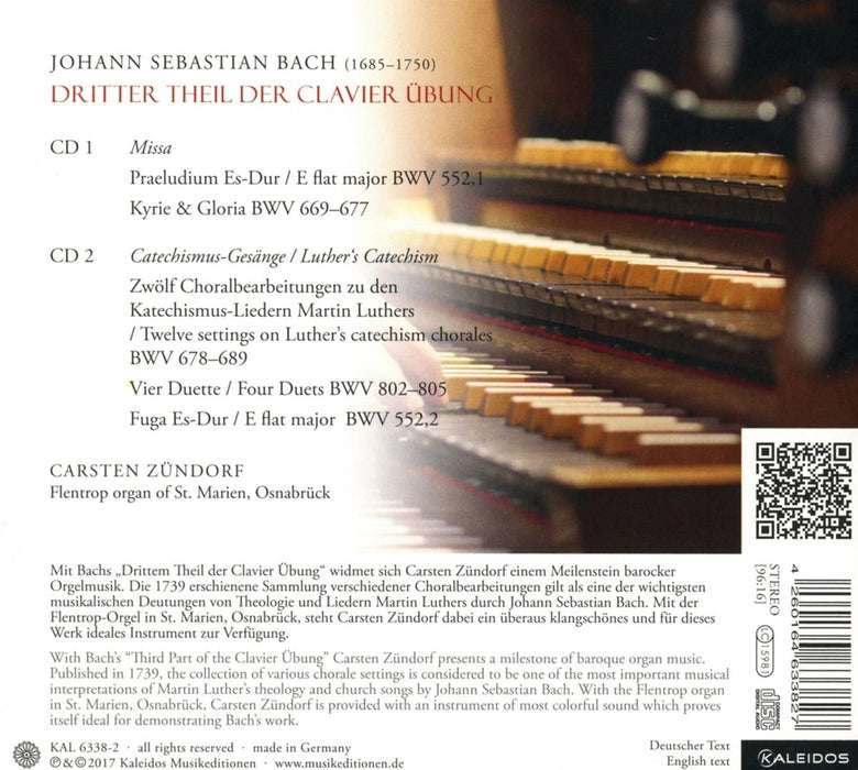 Dritter Theil der Clavier Übung