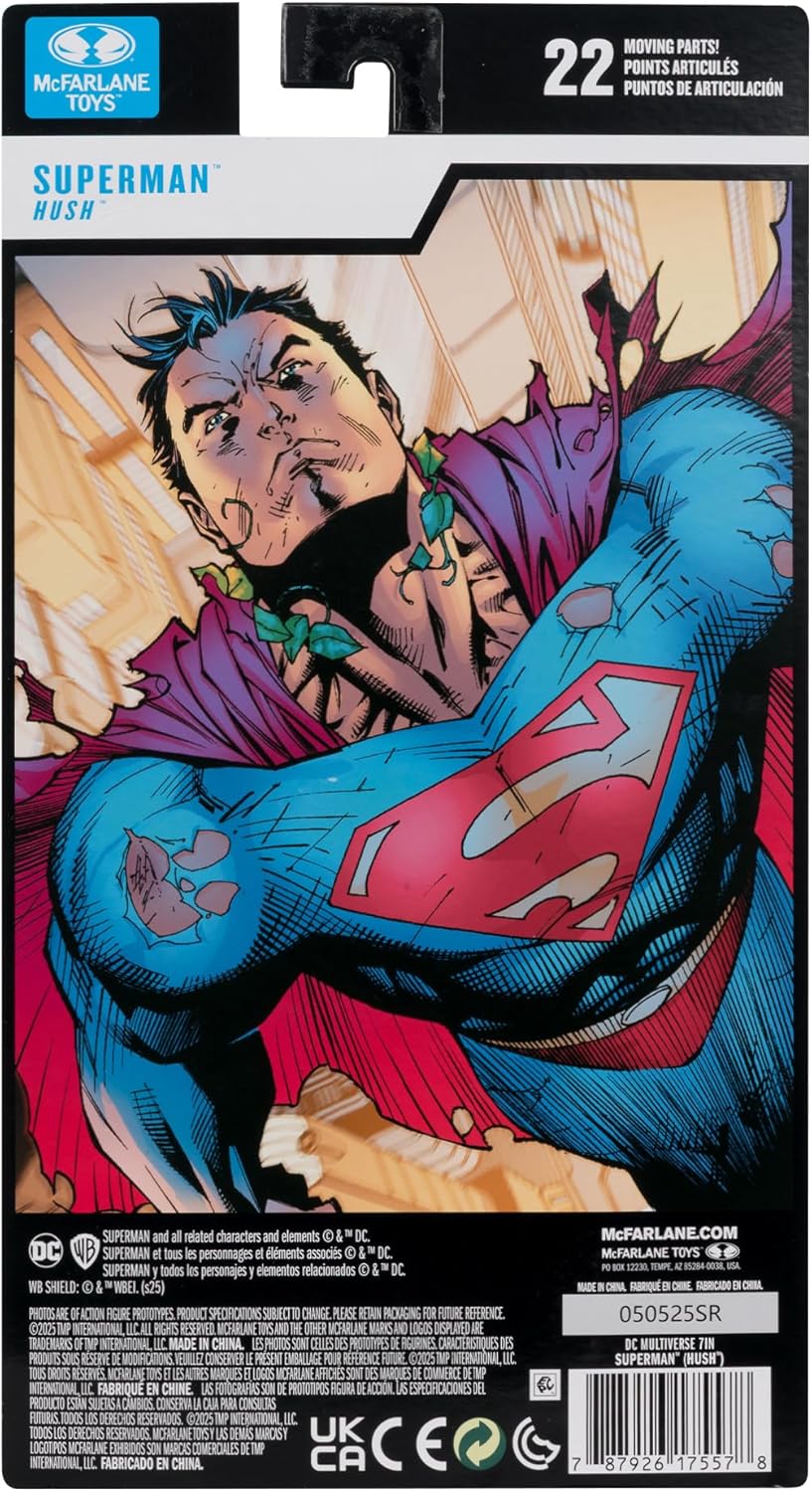 McFarlane DC Multiverse Superman (Hush) 7in Action Figure Toys Blister Card