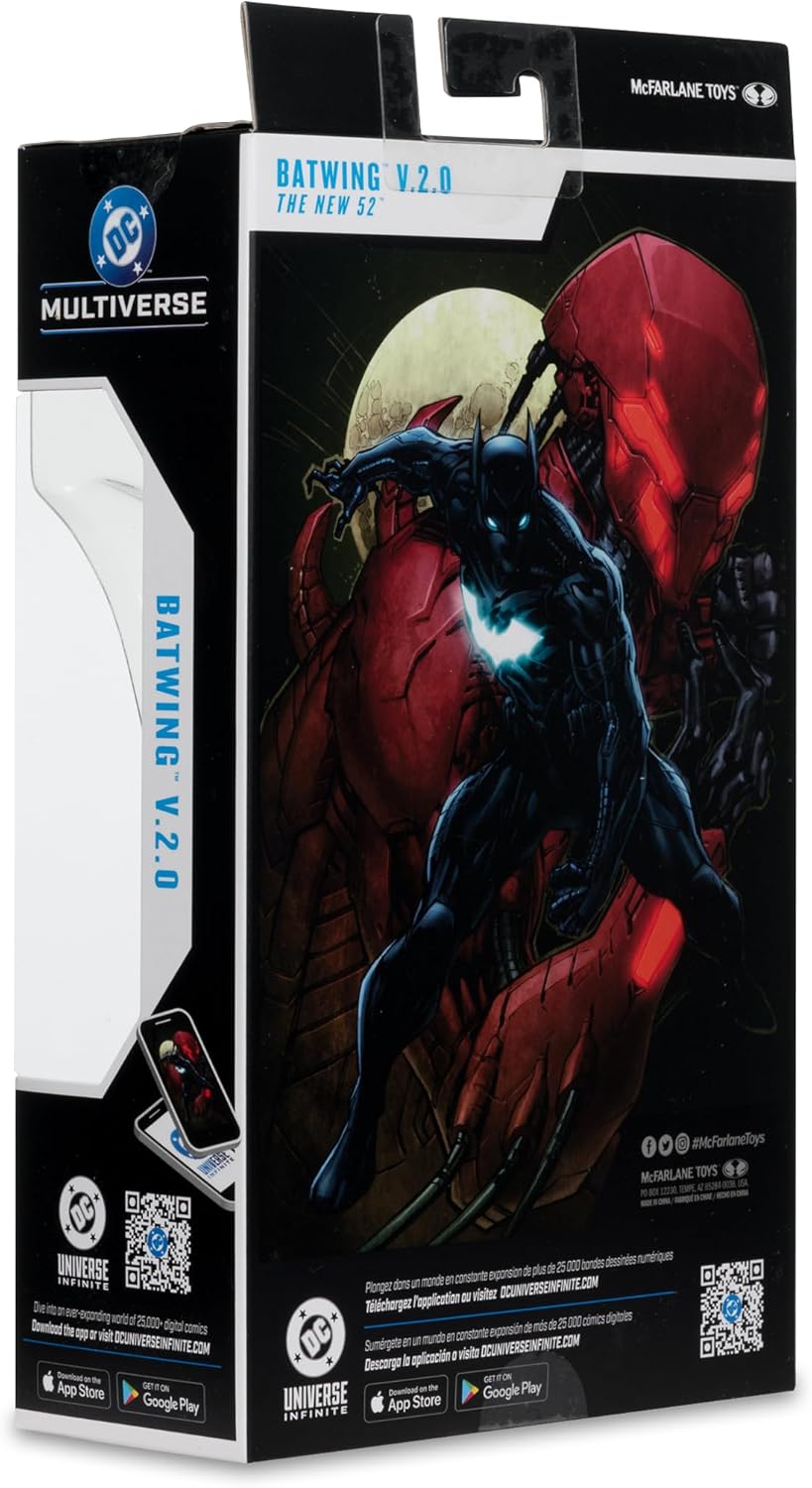 McFarlane Toys - DC Multiverse Batwing V.2.0 (The New 52) Figura de acción de 7 pulgadas