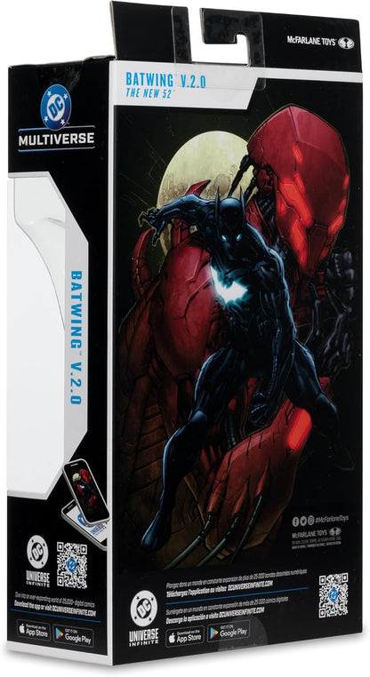 McFarlane Toys - DC Multiverse Batwing V.2.0 (The New 52) Figura de acción de 7 pulgadas