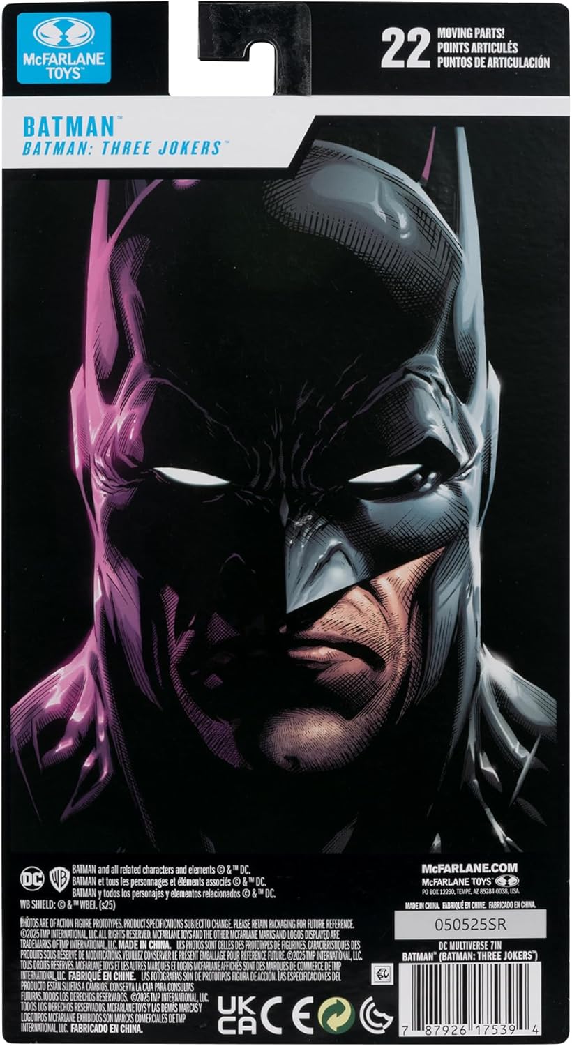 McFarlane DC Multiverse Batman (Batman: The Three Jokers) 7in Action Figure Toys Blister Card