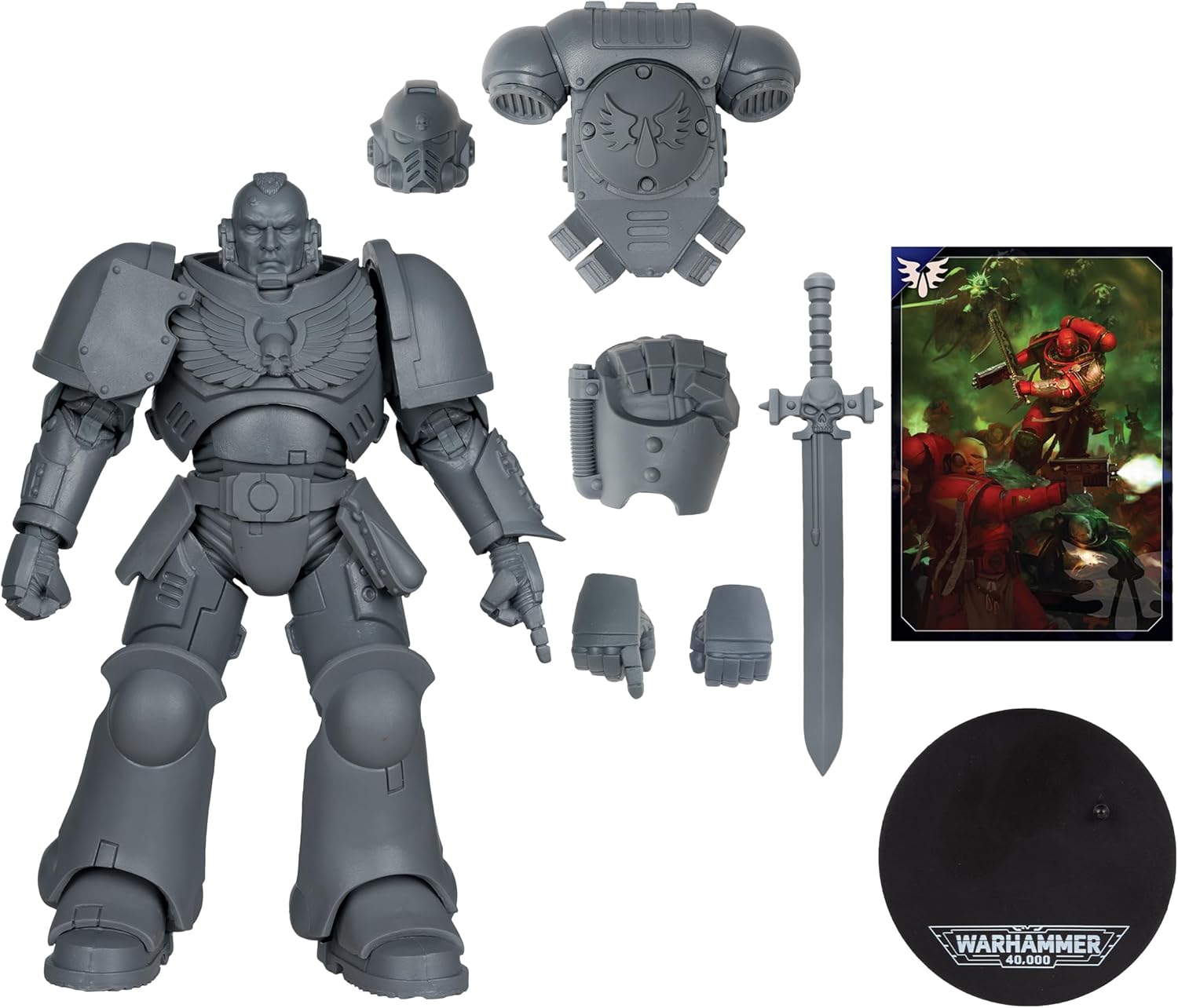 McFarlane Warhammer 40,000 Action Figure Assault Intercessor Sergeant (Blood Angel) (Artist Proof) 18 cm