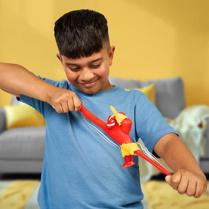 Heroes of Goo Jit Zu Meteor Madness, Stretchy Blazagon Action Figure, With Unique Scrunchy Goo Filling & Battle Gauntlet
