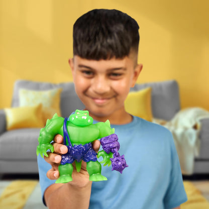 Heroes of Goo Jit Zu Meteor Madness, Stretchy Rock Jaw Action Figure, With Unique Gooey Filling & Battle Gauntlet