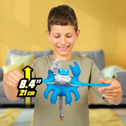 Little Live Pets Hydro-Sting Combat Scorpion with 2 Attack Modes: Crushing Clamp and Hydro Blast Explosive Dart Tail, Stretches up to 3 Times Its Size, Standing Mode and Mount Mode