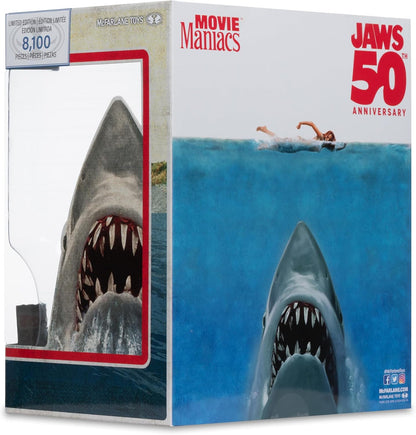 Jaws Movie Maniacs Pvc Statue Jaws (50Th Anniversary) 16 Cm