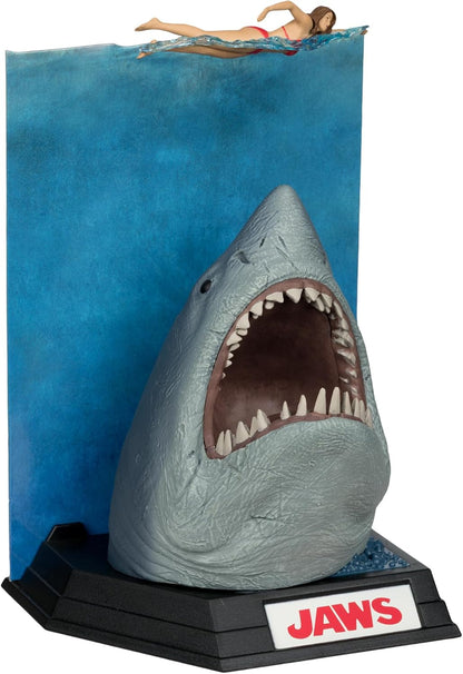 Jaws Movie Maniacs Pvc Statue Jaws (50Th Anniversary) 16 Cm