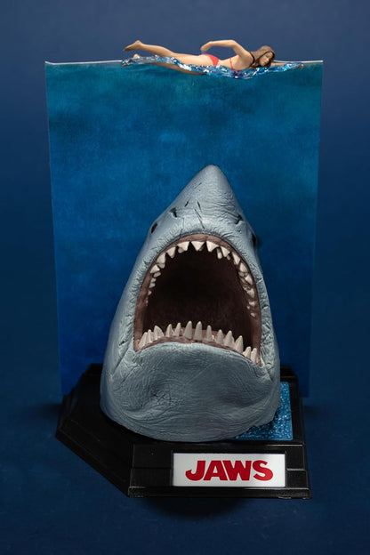 Jaws Movie Maniacs Pvc Statue Jaws (50Th Anniversary) 16 Cm