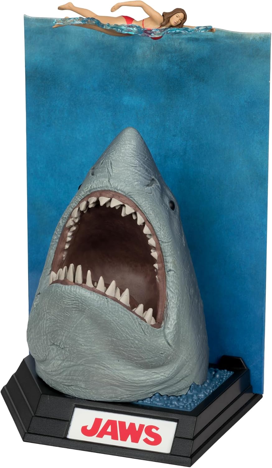 Jaws Movie Maniacs Pvc Statue Jaws (50Th Anniversary) 16 Cm