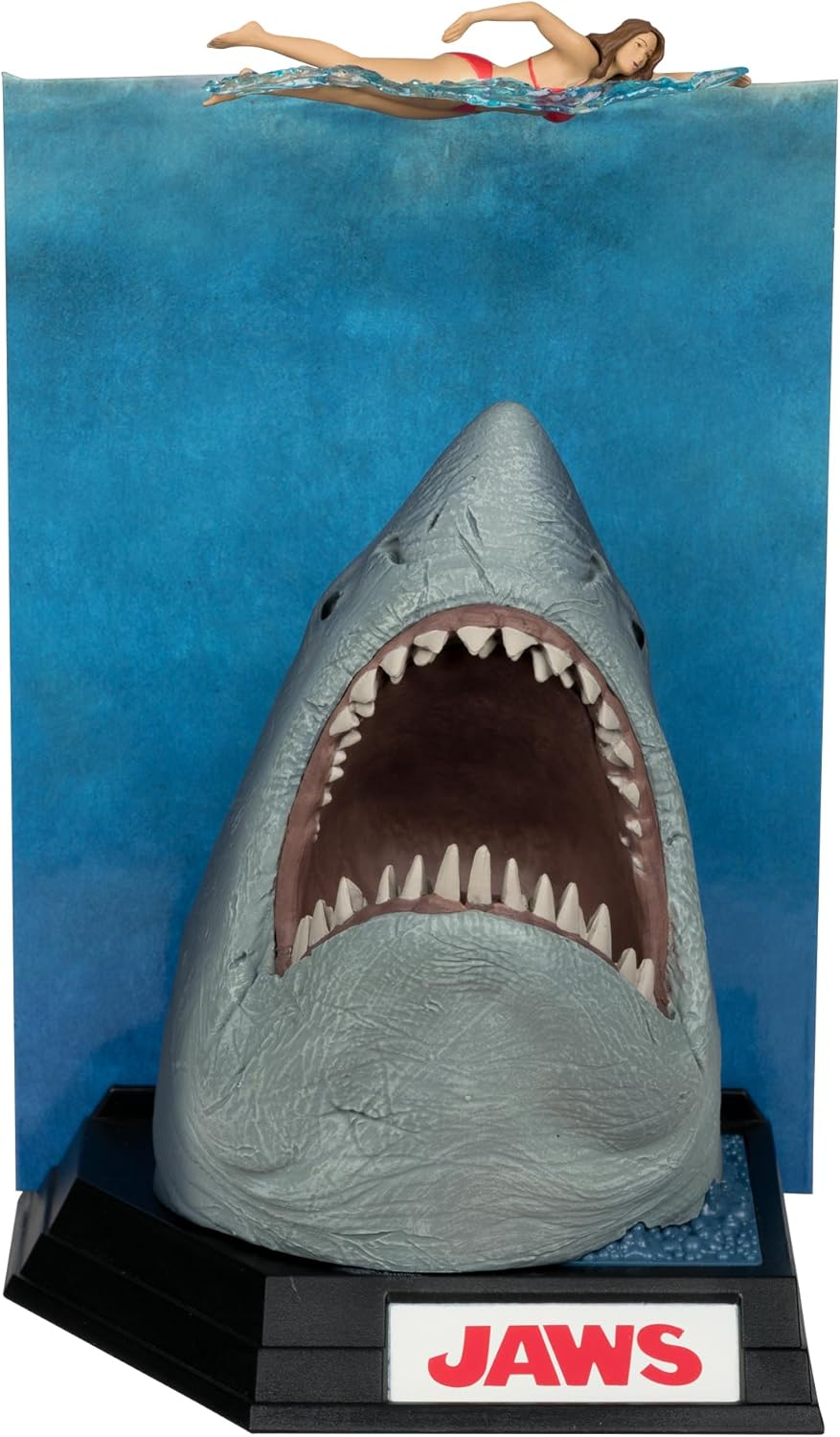 Jaws Movie Maniacs Pvc Statue Jaws (50Th Anniversary) 16 Cm