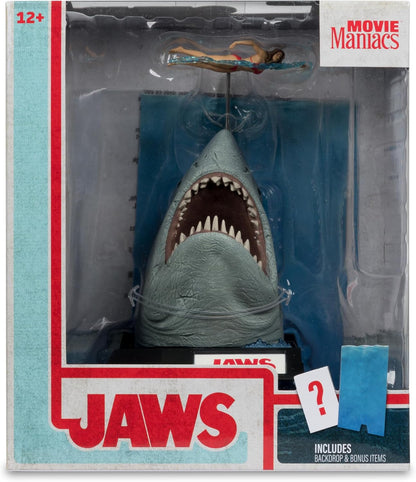 Jaws Movie Maniacs Pvc Statue Jaws (50Th Anniversary) 16 Cm