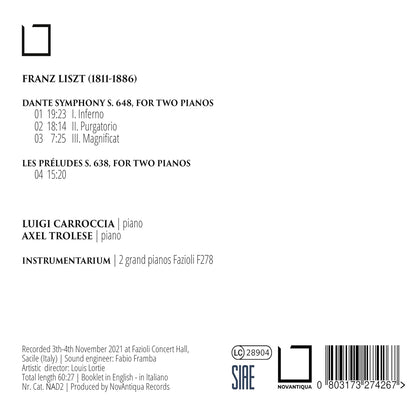 Franz Liszt: From Dante to Liszt