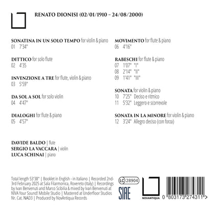 Renato Dionisi: Contrasti