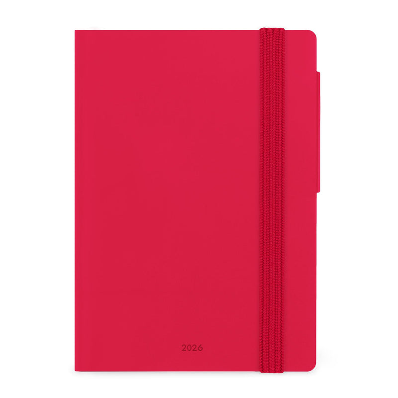Legami - Cherry Bomb 2026 Small Weekly Planner, 12 Months, Elastic Closure, Diary from January 2026 to December 2026, in FSC Certified Paper, 9.5 x 13.5 cm