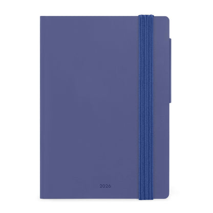 Legami - Small Weekly Diary 2026, Future Dusk, 12 Months, Elastic Closure, Diary from January 2026 to December 2026, in FSC Certified Paper, 9.5 x 13.5 cm