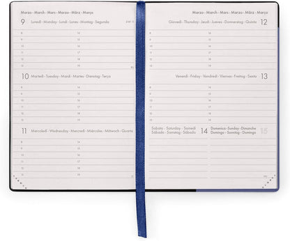 Legami - Small Weekly Diary 2026, Future Dusk, 12 Months, Elastic Closure, Diary from January 2026 to December 2026, in FSC Certified Paper, 9.5 x 13.5 cm