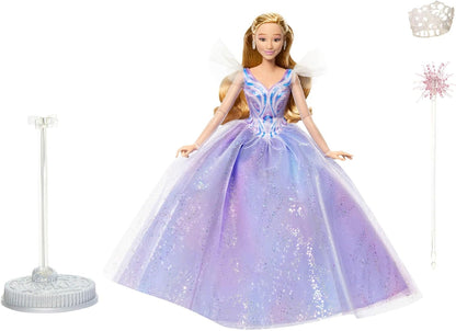 Mattel Wicked: Teil 2 von Universal Pictures Glinda Deluxe-Modepuppe mit abnehmbarem Outfit und 3 Accessoires, vom Film inspiriert, JFM13