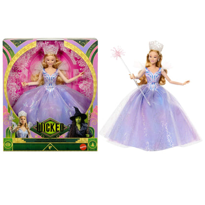 Mattel Wicked: Teil 2 von Universal Pictures Glinda Deluxe-Modepuppe mit abnehmbarem Outfit und 3 Accessoires, vom Film inspiriert, JFM13