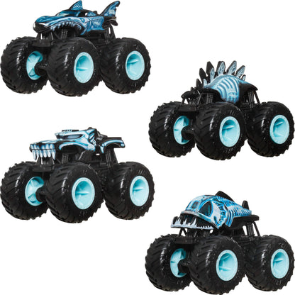 Hot Wheels Monster Truck X-Ray Vehicle 4-Pack
