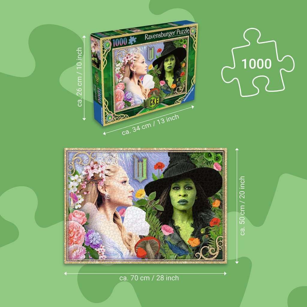 Ravensburger Wicked 2, 1000 piece Jigsaw Puzzle for Adults and Kids Age 12 Years Up