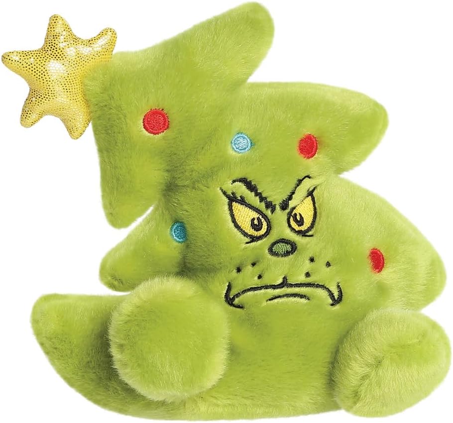 Aurora, 15297, Palm Pals Grinch Tree 5In, Soft Toy, Green