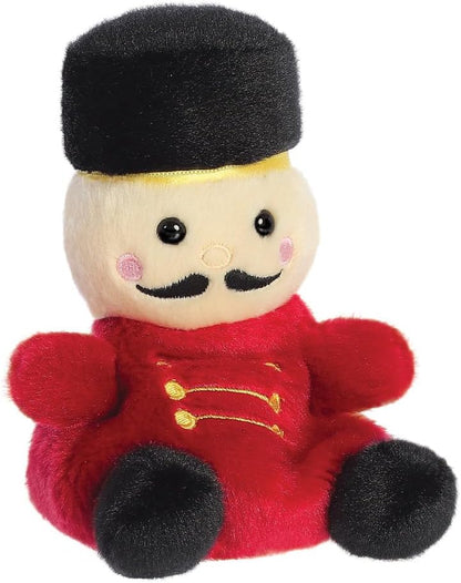 Aurora, 99320, Palm Pals Marius Nutcracker 5In, Soft Toy, Red & Black