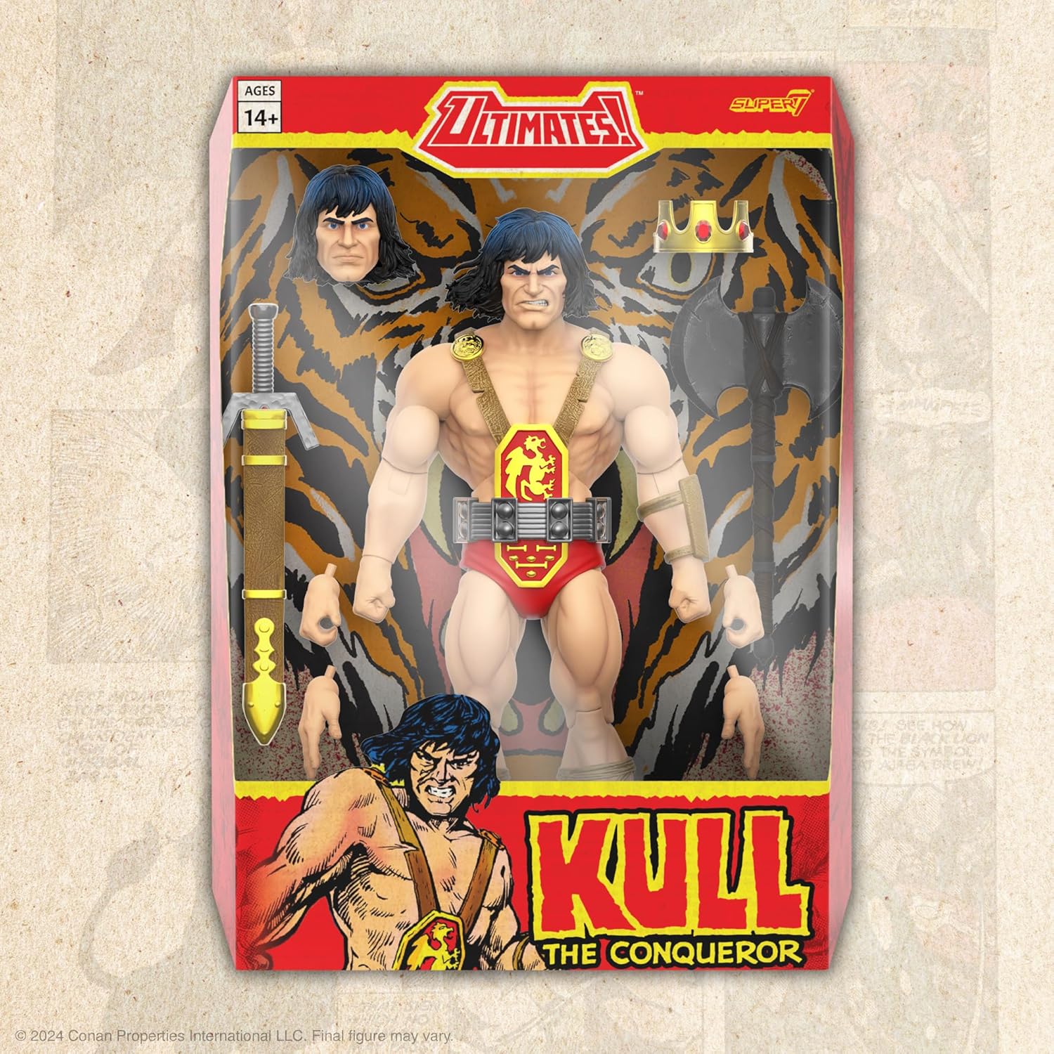 Super7 Conan Comics ULTIMATES! Wave 02 - Kull Action Figure