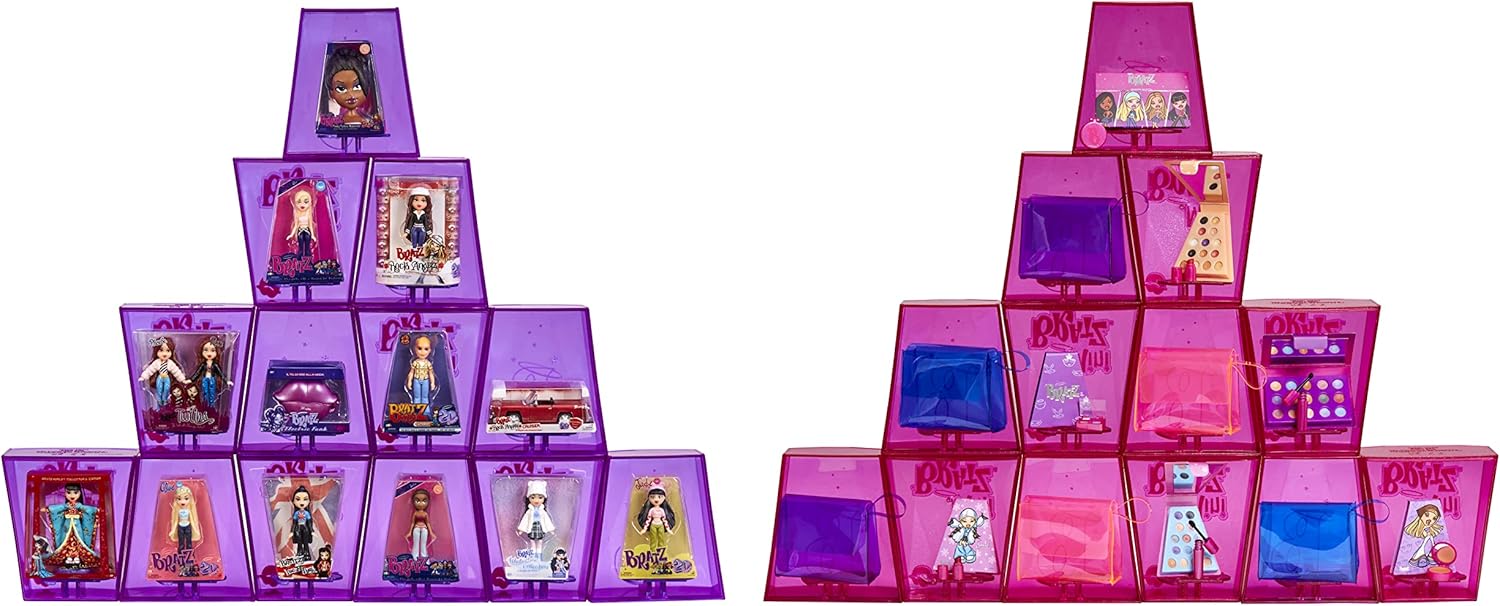 MGA's Miniverse Bratz Y2K Nostalgia Flashback Minis Limited Edition Dolls -RANDOM ASSORTMENT -2 Bratz Mini Dolls and Blind Packaging That Doubles as Display -Great Gift for Kids & Collectors Ages 6+