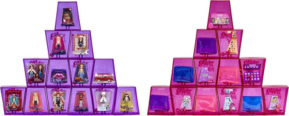MGA's Miniverse Bratz Y2K Nostalgia Flashback Minis Limited Edition Dolls -RANDOM ASSORTMENT -2 Bratz Mini Dolls and Blind Packaging That Doubles as Display -Great Gift for Kids & Collectors Ages 6+