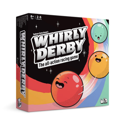 Whirly Derby: The All Action Racing Game | New Family Board Game, for 2-6 players, Age 8+